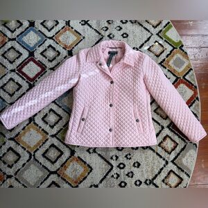 Ralph Lauren Light Pink Quilted Puffer Jacket